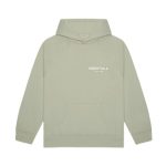 Fear Of God Essentials sea foam oversized hoodie with logo