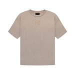 Fear of God Essentials Tee in beige color