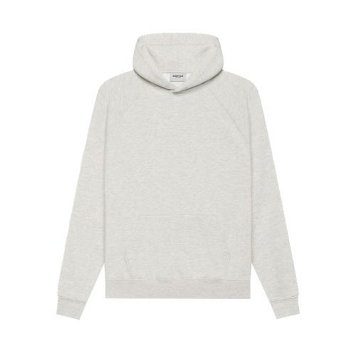 Fear of God Essentials Hoodie White Fear of God Essentials white hoodie with oversized fit and bold logo